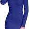 Sweater Dress for Women Ribbed Knit Fitted Midi Sexy Fall Winter Bodycon Cowl Neck Dresses