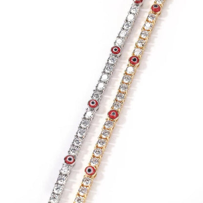 Evil Eye Tennis Bracelet